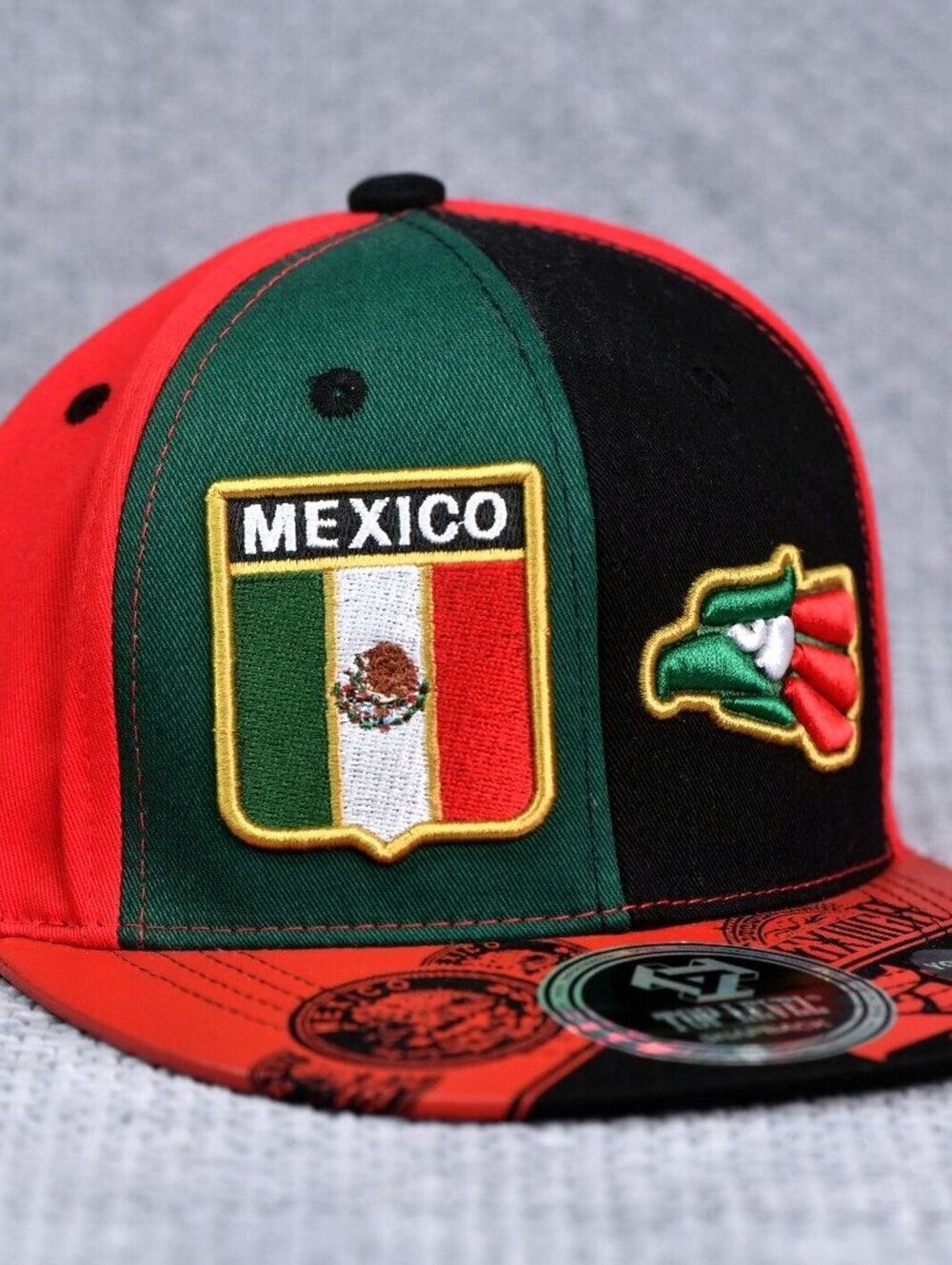 New! Wynn Top Level Snapback Mexico Embroidered Cap One-Size